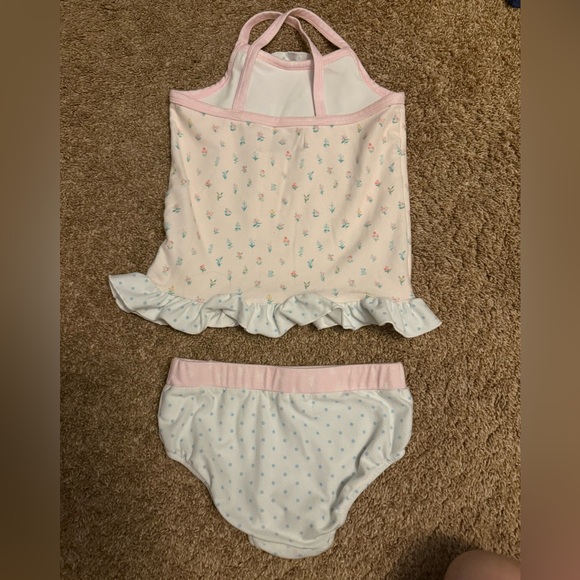 SweetHoney Pastel Floral Ruffle Swim Set - Picture 4 of 4